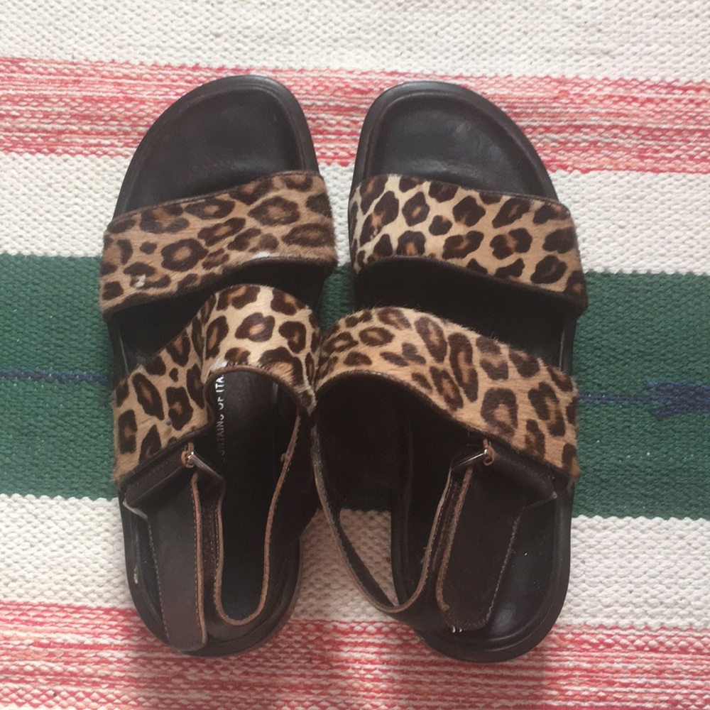 Donald j pliner leopard sandals